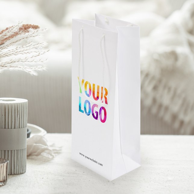Custom Company Logo Business Promotional Gift Wine Gift Bag (Creator Uploaded)