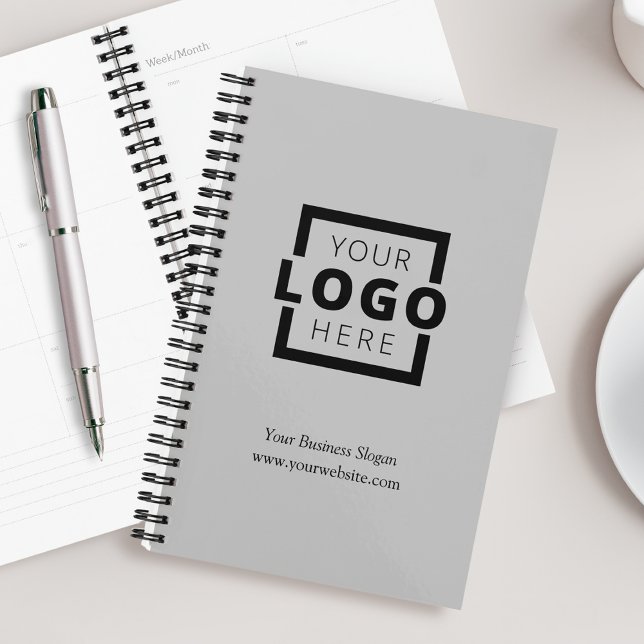 Custom Company Logo Business Promotional Grey Planner (Creator Uploaded)