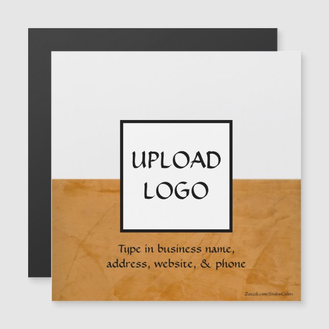 Custom Company Logo Business Promotional Magnetic (Front/Back)