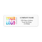 Custom Company Logo Business Return Address Labels