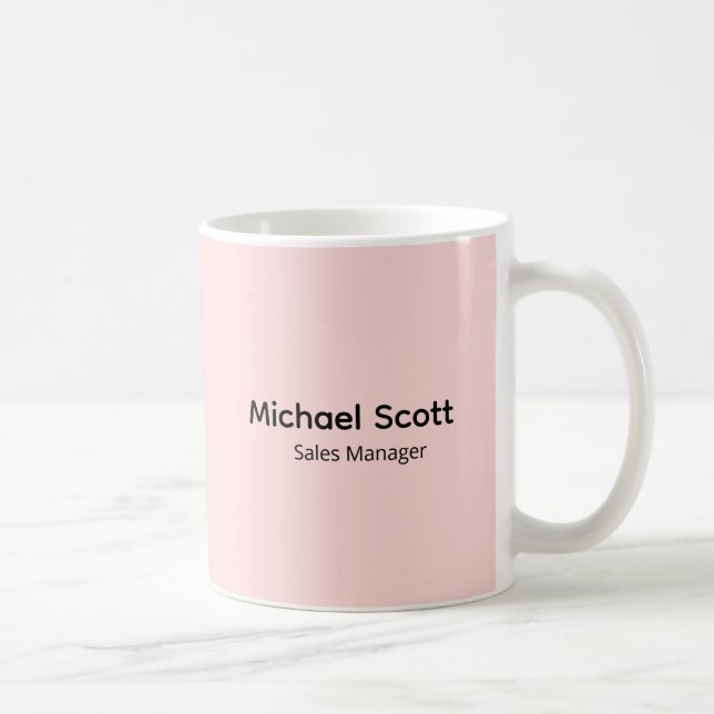 Custom Company Logo Coffee Mug | Personalised  (Right)