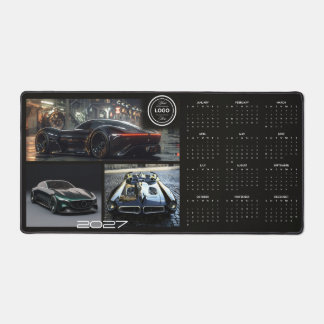 Custom Company Logo Corporate Photo 2027 Calendar Desk Mat