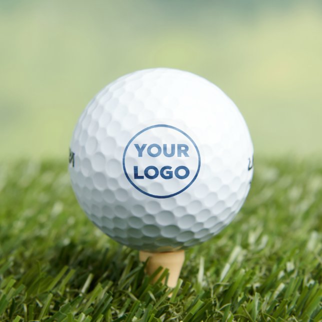 Custom Company Logo Corporate Swag Golf Balls (Insitu Tee)