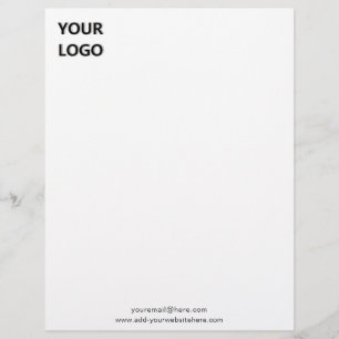 Custom Company Logo E-mail and Website Letterhead