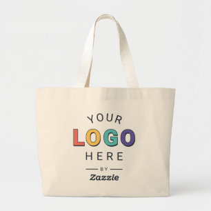 Custom Company Logo Gift Large Tote Bag