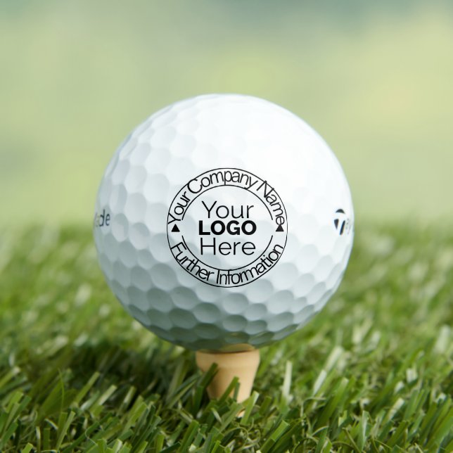 Custom Company Logo Golf Balls (Insitu Tee)