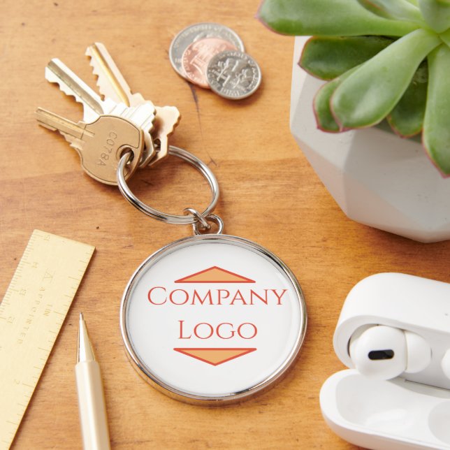 Custom Company Logo  Key Ring (Desk)