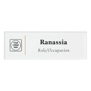 Custom Company Logo Magnetic Tag nametags