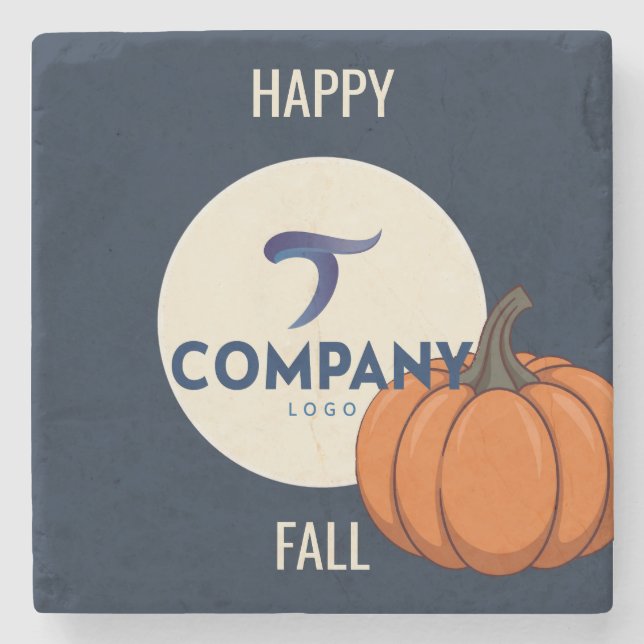 Custom Company Logo Marble Coaster (Front)