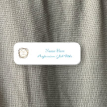 Custom Company Logo Modern Elegant Aqua Teal