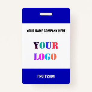 Custom Company Logo Name Info Business Badge ID Badge