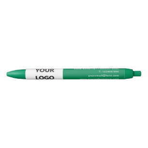 Custom Company Logo Name Info Pen - Your Colours