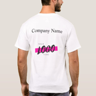 Custom Company Logo Name Promotional work T-Shirt