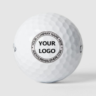 Custom Company Logo Name Text Stamps Golf Balls
