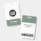 Custom Company Logo Name Title Bar Code