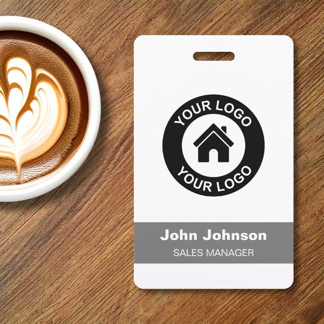 Custom Company Logo Name Title Employee ID Badge (Creator Uploaded)