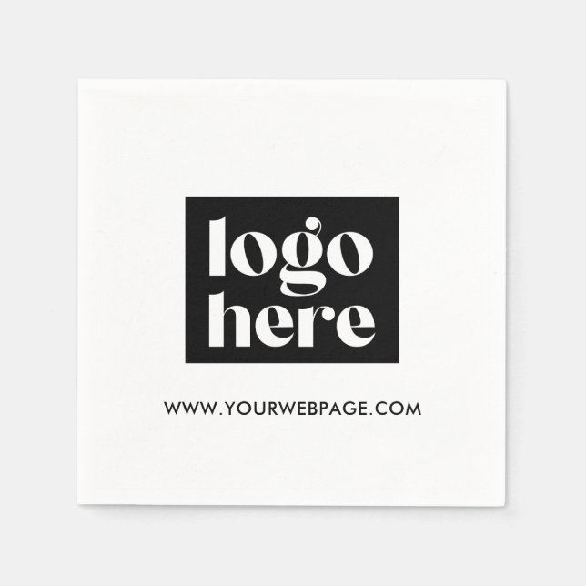 Custom Company Logo Napkins (Front)