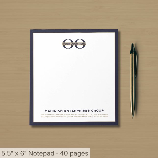 Custom Company Logo Notepad (Creator Uploaded)