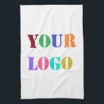 Custom Company Logo or Photo Kitchen Towel<br><div class="desc">Custom Colour Kitchen Towel with Your Logo or Photo / Text Business Promotional Personalised Office Promotion Company or Personal Professional Modern Customisable Towels / Gift - Add Your Logo - Image - Photo / Text - More - Resize and Move or Remove / Add Image / Text with Customisation Tool....</div>