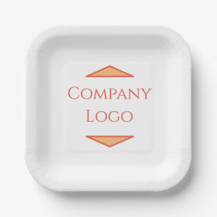 Custom Company Logo Paper Plate