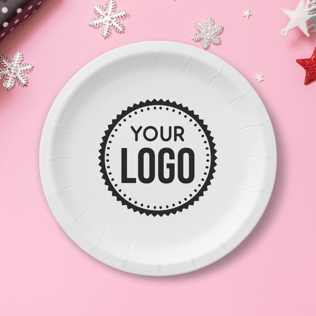 Custom Company Logo Paper Plate (Creator Uploaded)