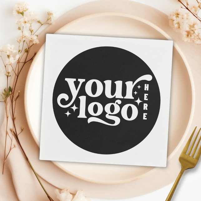 Custom Company Logo Party Event Supplies Paper Napkin (Creator Uploaded)