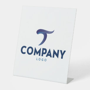 Custom Company Logo Pedestal Sign