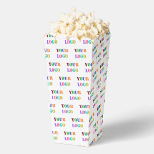 Custom Company Logo Personalised Popcorn Box