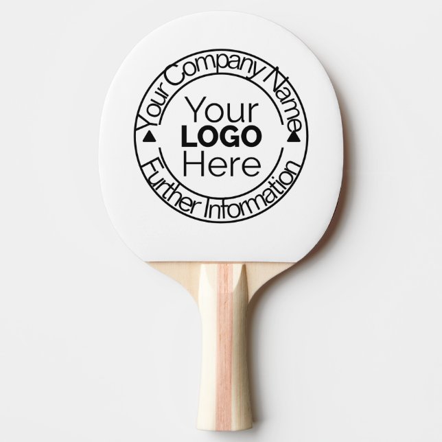 Custom Company Logo Ping Pong Paddle (Front)