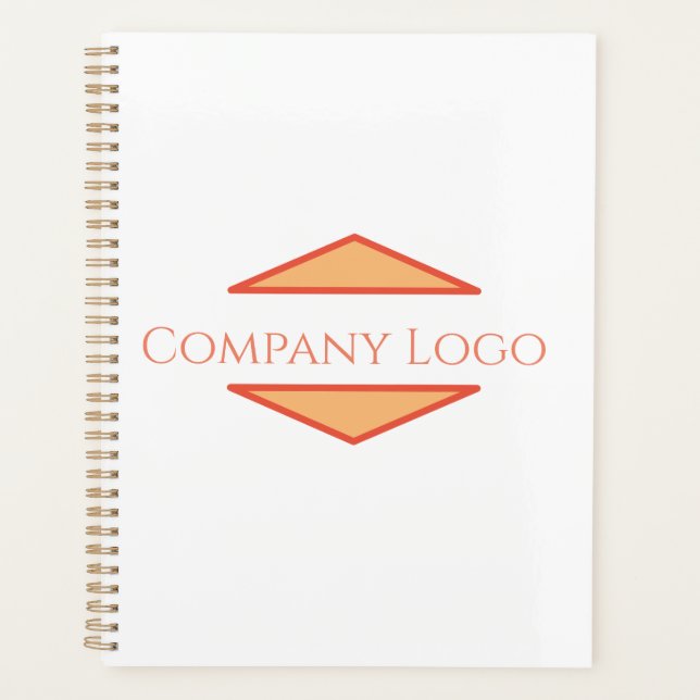 Custom Company Logo  Planner (Front)
