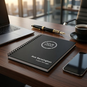 Custom Company Logo Professional Personalised Notebook