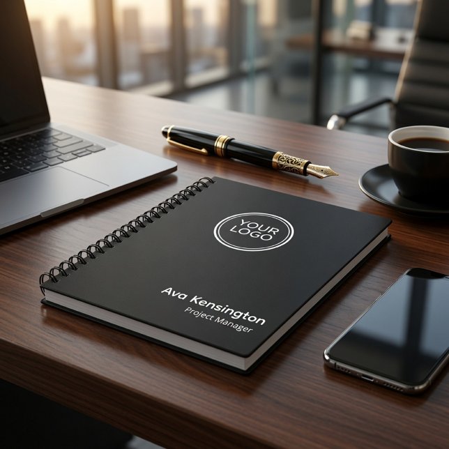 Custom Company Logo Professional Personalised  Notebook (Creator Uploaded)