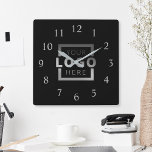Custom Company Logo Promotional Branded<br><div class="desc">Add your custom business corporate logo to create a unique wall clock. Makes a great promotional giveaway or corporate gift for customers,  vendors,  employees or other special people. Choose from different clock shapes and sizes. No minimum quantity,  no setup fees.</div>