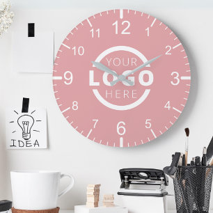 Custom Company Logo Promotional Branded Round Clock