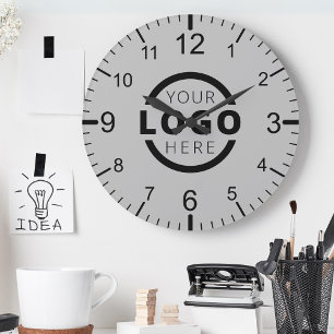 Custom Company Logo Promotional Branded Round Clock