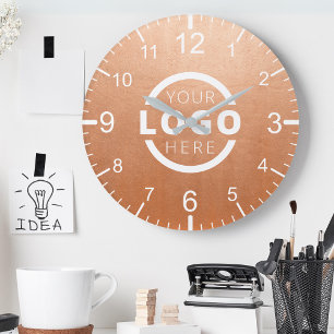 Custom Company Logo Promotional Branded Round Clock
