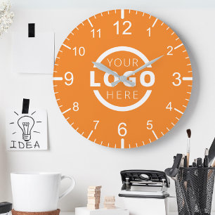 Custom Company Logo Promotional Branded Round Clock