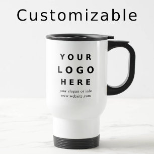 Custom Company Logo Promotional Travel Mug