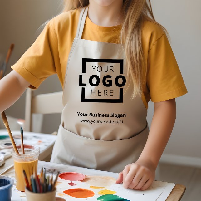 Custom Company Logo Promotional Uniform School Kids Apron (Creator Uploaded)