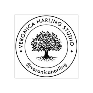 Custom Company Logo Rubber Stamp – Design