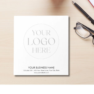 Custom Company Logo Simple Promotional Business Notepad