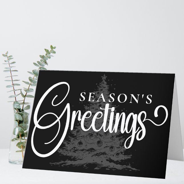Custom Company Logo Small Business Christmas Holiday Card (Creator Uploaded)