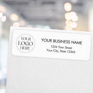 Custom Company Logo Small Business Return Address