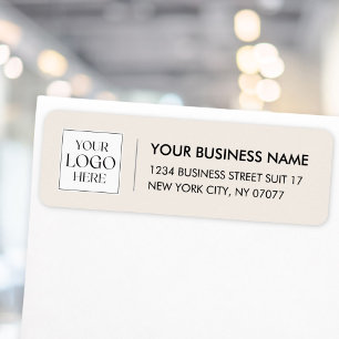 Custom Company Logo Small Business Return Address