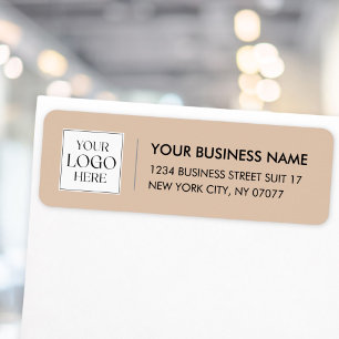 Custom Company Logo Small Business Return Address