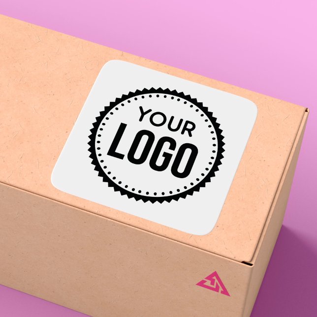 Custom Company Logo Square Sticker (Creator Uploaded)