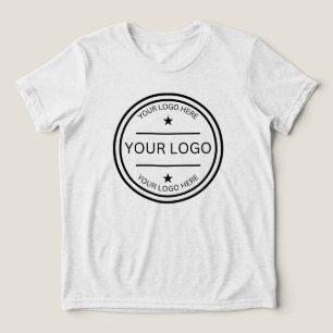 Custom Company Logo Team Logo Small Business Gift Tri-Blend Shirt