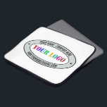 Custom Company Logo Text Business Laptop Sleeve<br><div class="desc">Custom Colors and Fonts - Laptop Sleeves with Your Logo Name Website Promotional Personalized Company Promotion Business or Personal Customizable Colors and Text Modern Laptop Covers Gift - Add Your Logo - Image - Photo or QR Code / Name - Company / Website or E-mail or Phone - Contact Information...</div>