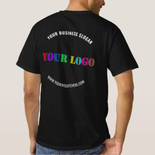 Custom Company Logo Text Business T-Shirt Template