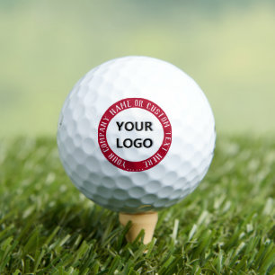 Custom Company Logo Text Golf Balls Stamps